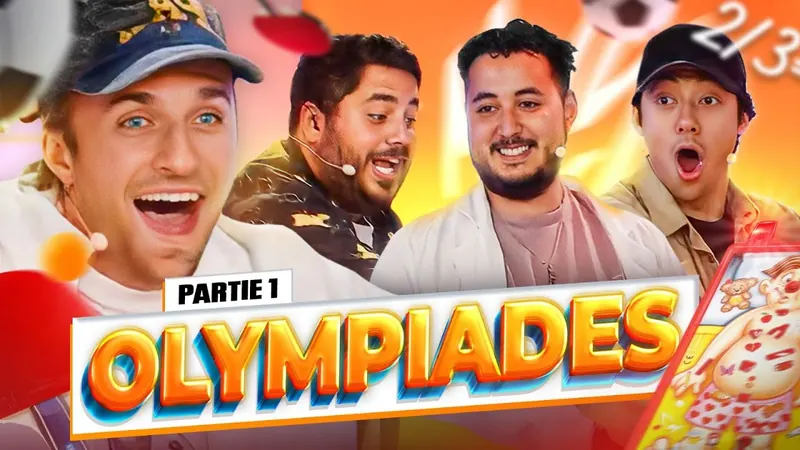 Les Olympiades avec Squeezie