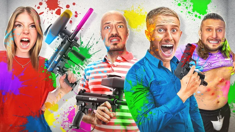 Réponds ou souffre (Paintball extrême) avec Cocotte