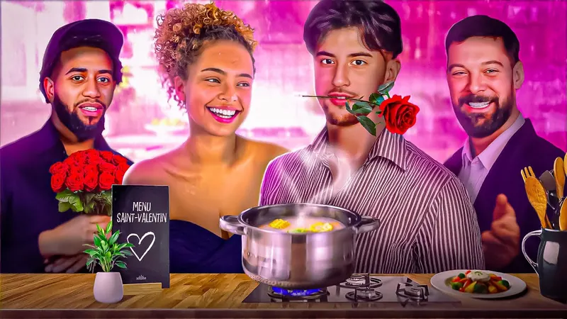 On cuisine pour la St Valentin avec Just Riadh